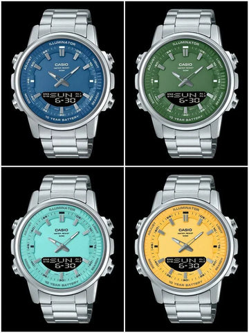 Casio AMW-880D-9AVDF Men’s-Digital Stainless Steel Watch